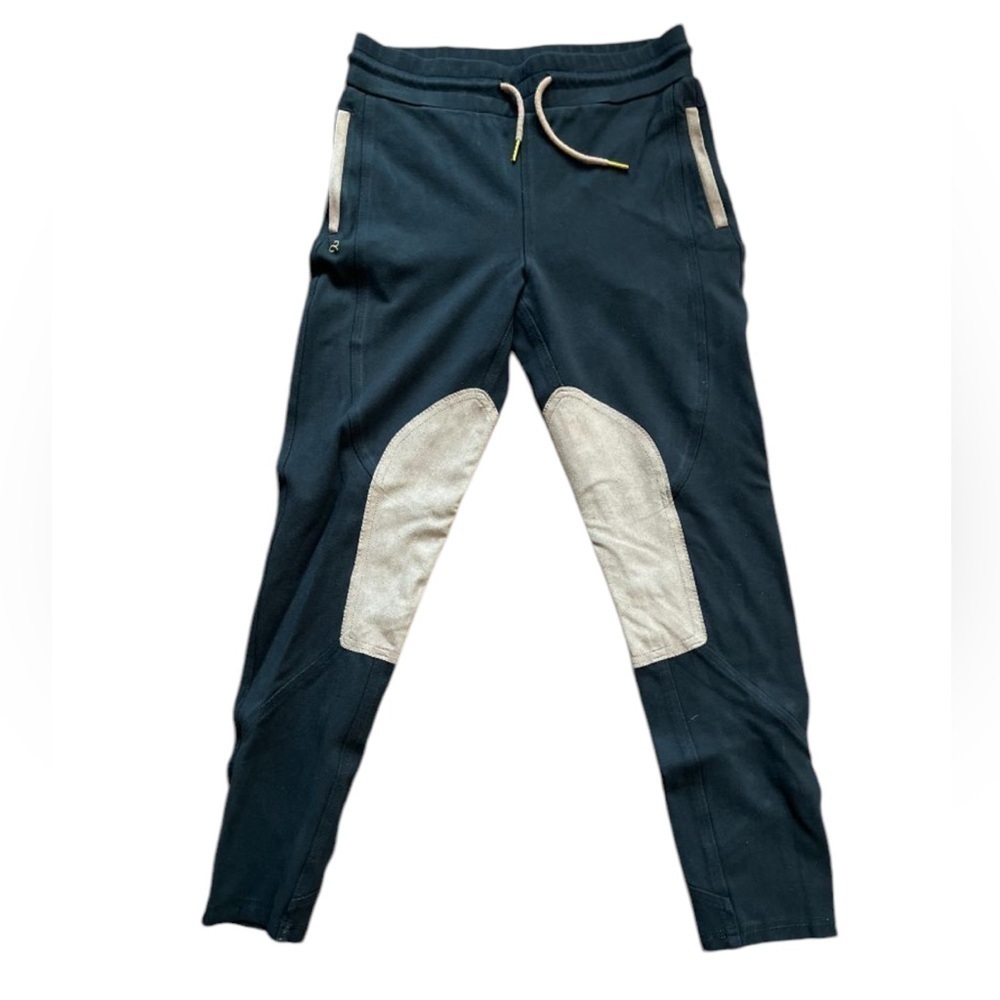 Redingote Jogger Knee Patch Breech - Black